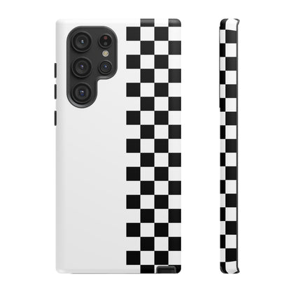 Checker Stripe Tough Phone Case