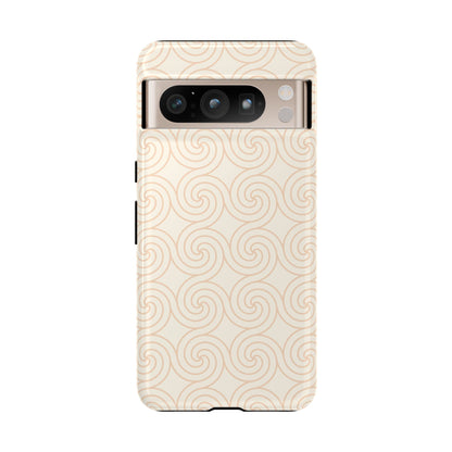 Soft Sand Spiral Tough Phone Case