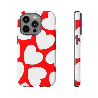 Love Pop Red Heart Tough Phone Case