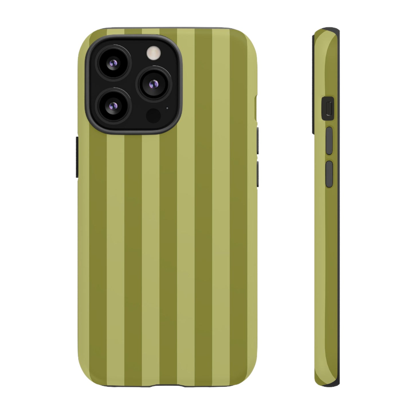 Olive Stripe Tough Phone Case