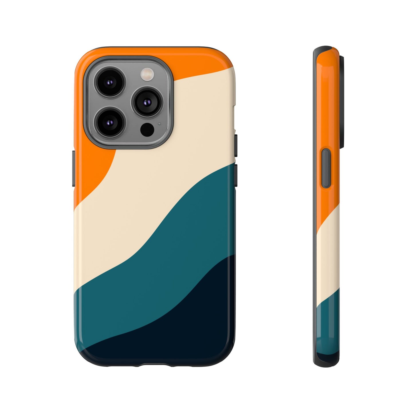 Blue Tide Wave Tough Phone Case