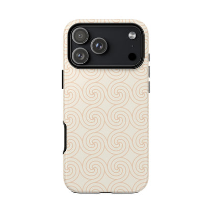 Soft Sand Spiral Tough Phone Case