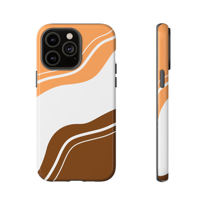 Caramel Cream Wave Tough Phone Case