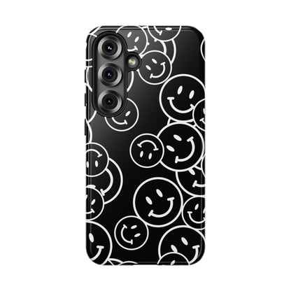 Happy Face Pattern Tough Phone Case