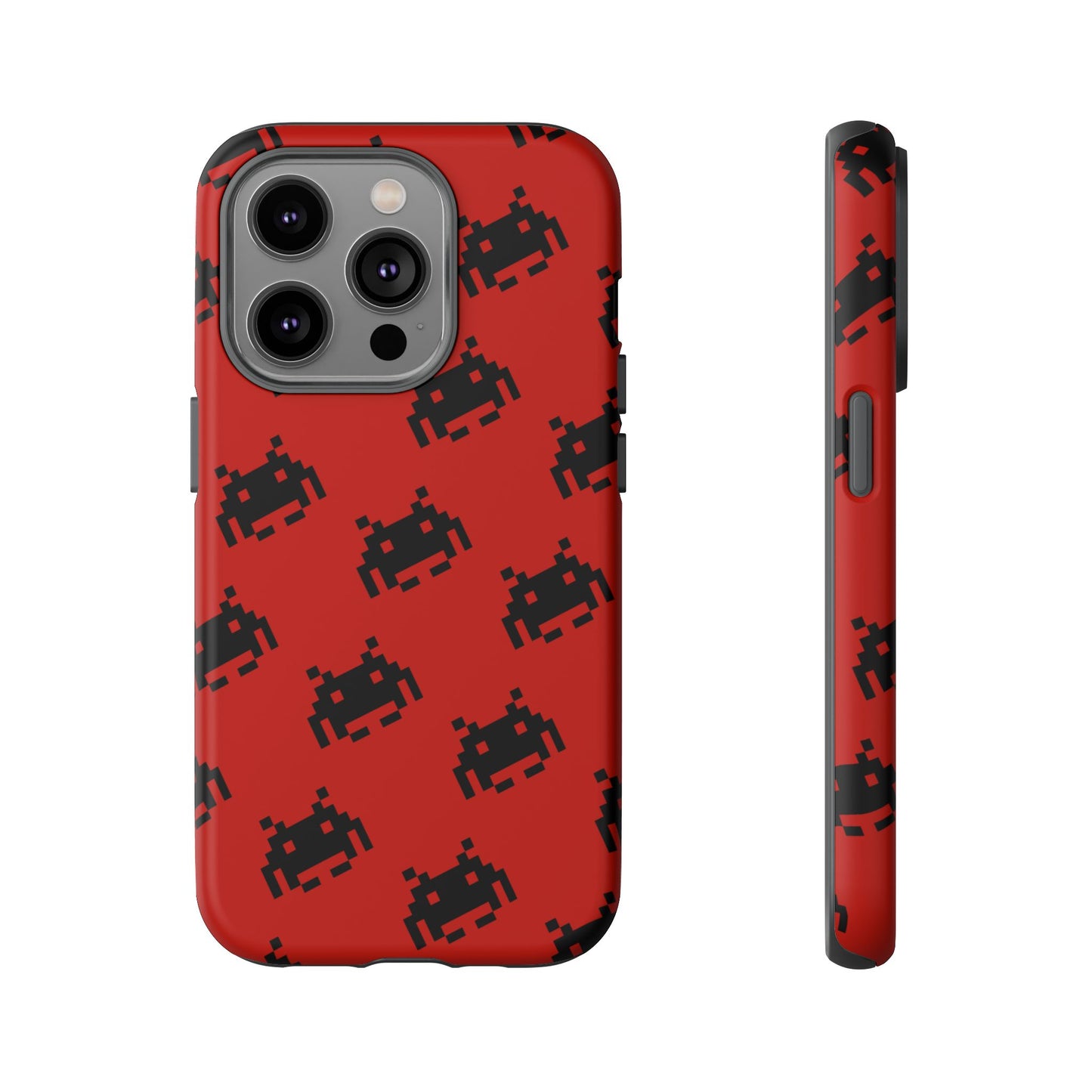 Red Pixel Alien Tough Phone Case