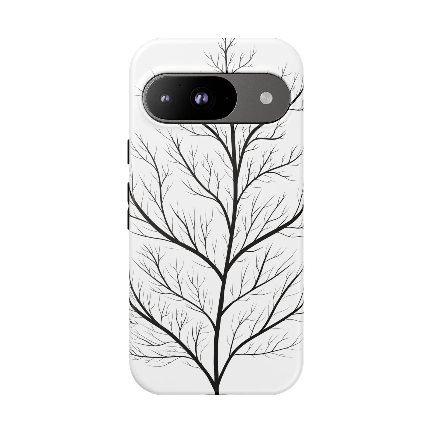 Black Branch Tree Tough Phone Case
