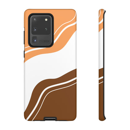 Caramel Cream Wave Tough Phone Case