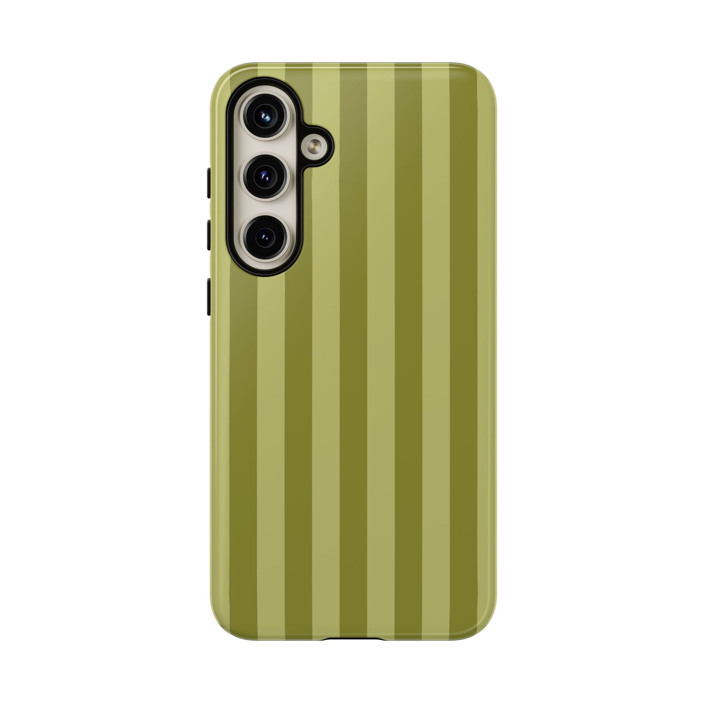 Olive Stripe Tough Phone Case