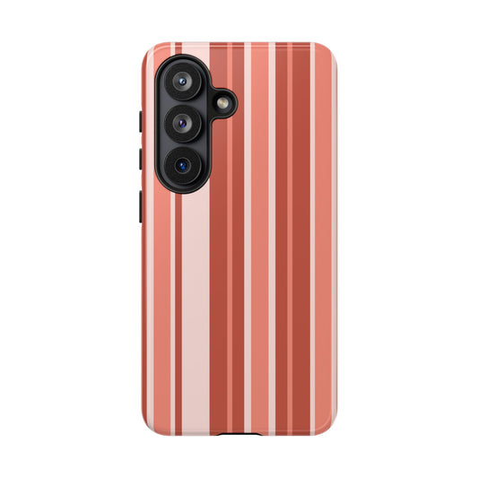 Terracotta Stripe Tough Phone Case