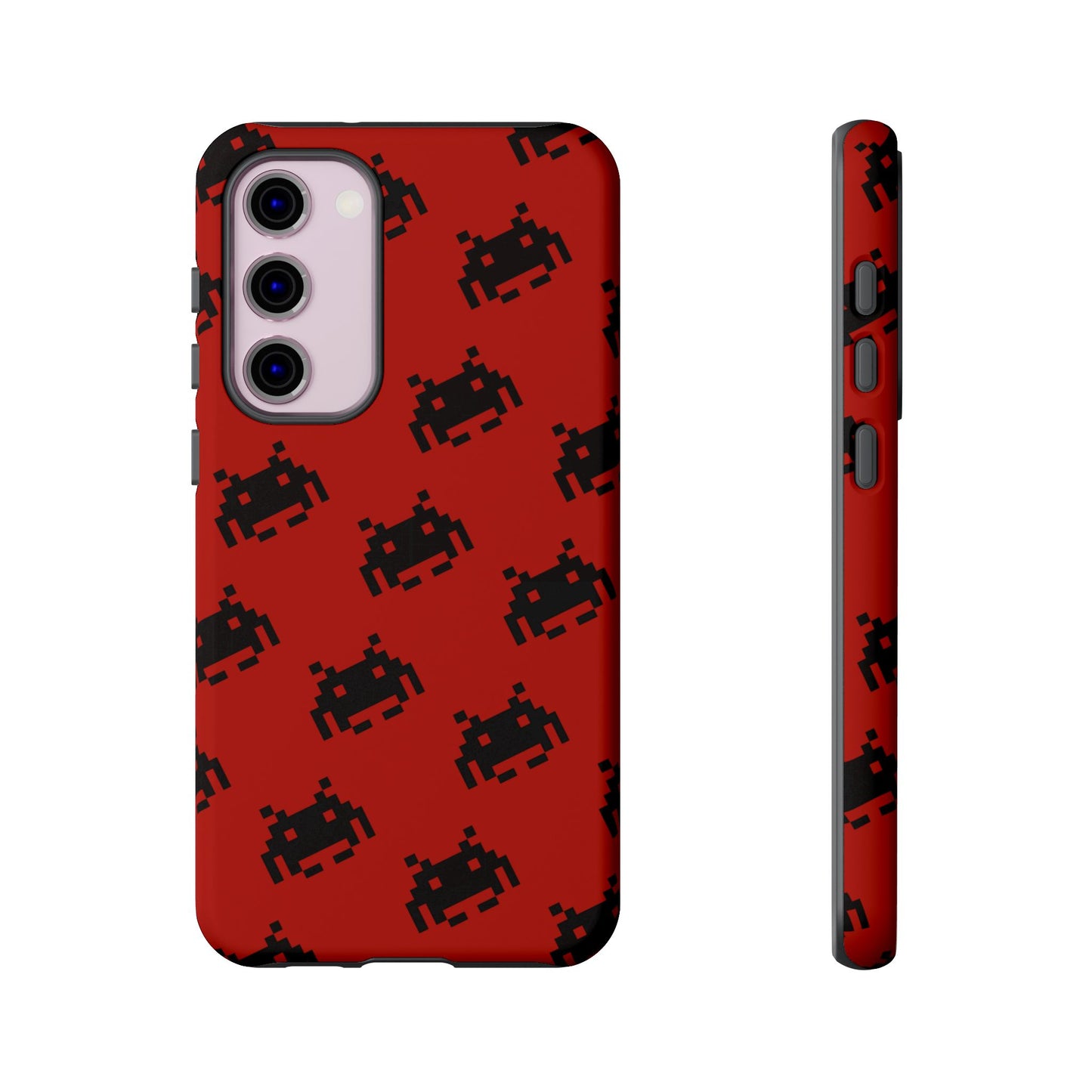 Red Pixel Alien Tough Phone Case