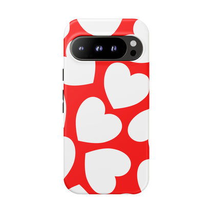 Love Pop Red Heart Tough Phone Case
