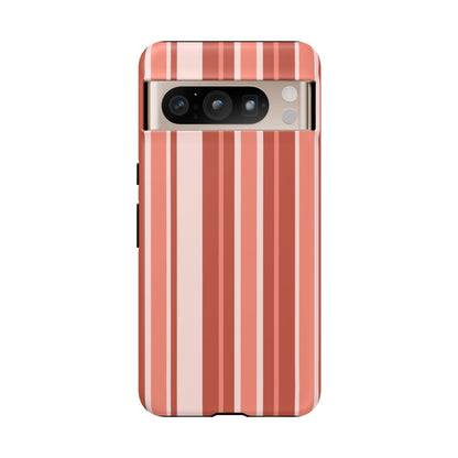 Terracotta Stripe Tough Phone Case
