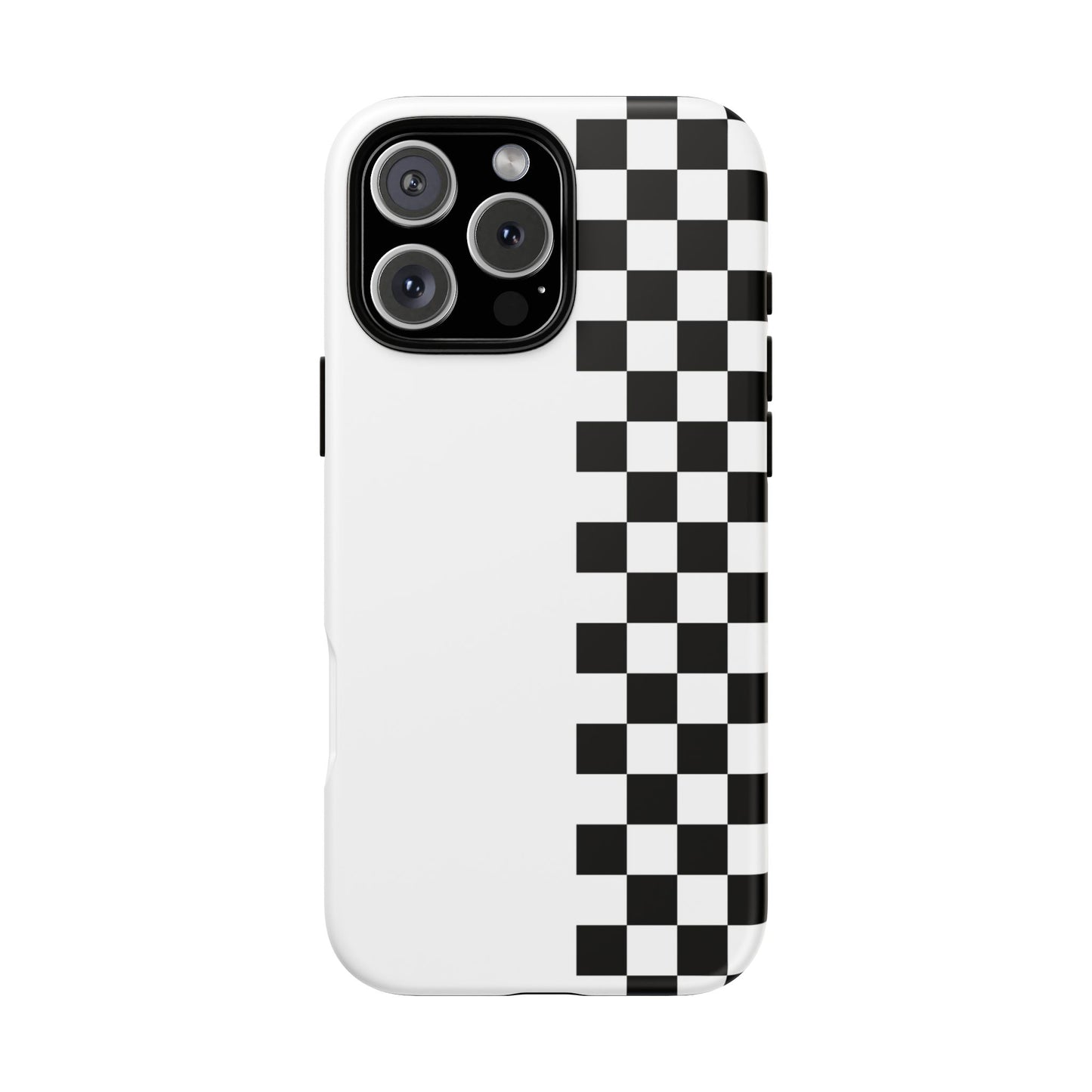 Checker Stripe Tough Phone Case