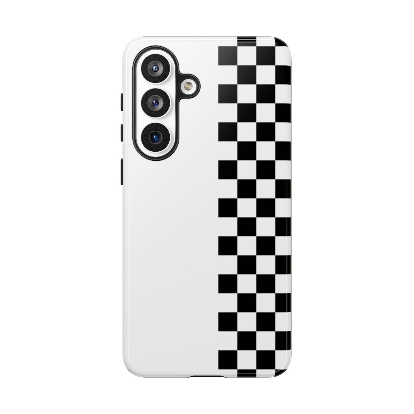 Checker Stripe Tough Phone Case