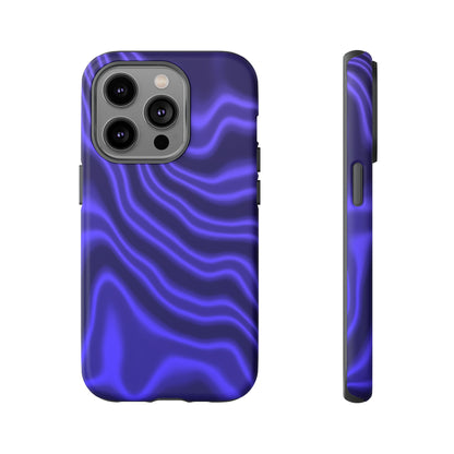 Neon Purple Flow Tough Phone Case
