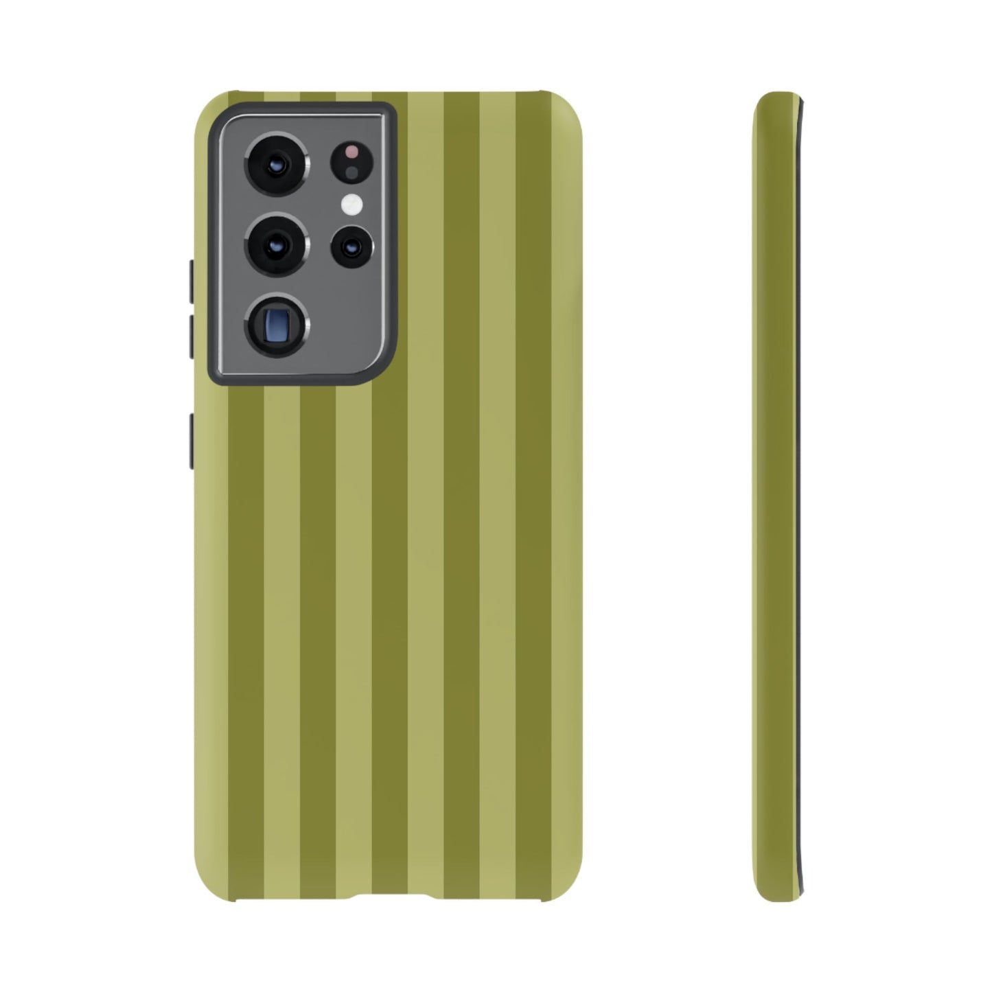 Olive Stripe Tough Phone Case