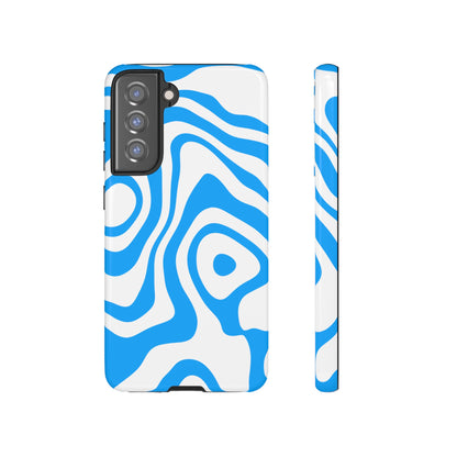 Blue Contour Tough Phone Case
