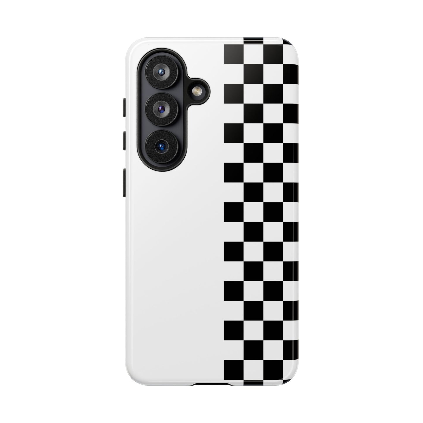 Checker Stripe Tough Phone Case