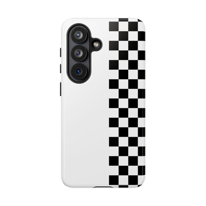Checker Stripe Tough Phone Case