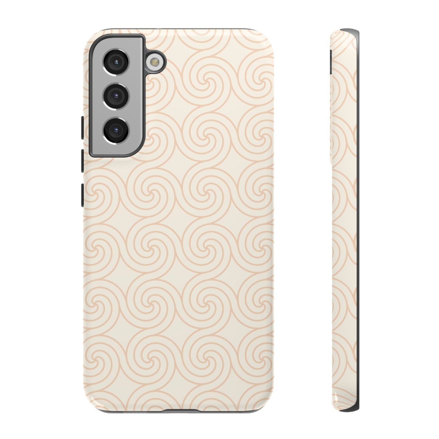 Soft Sand Spiral Tough Phone Case
