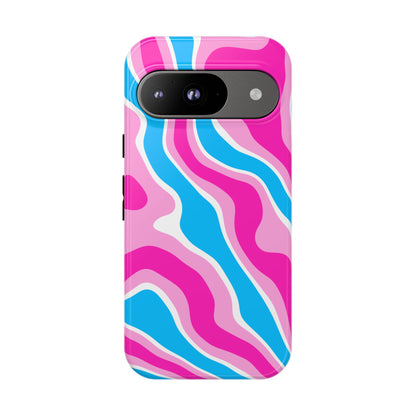 Candy Aqua Wave Tough Phone Case
