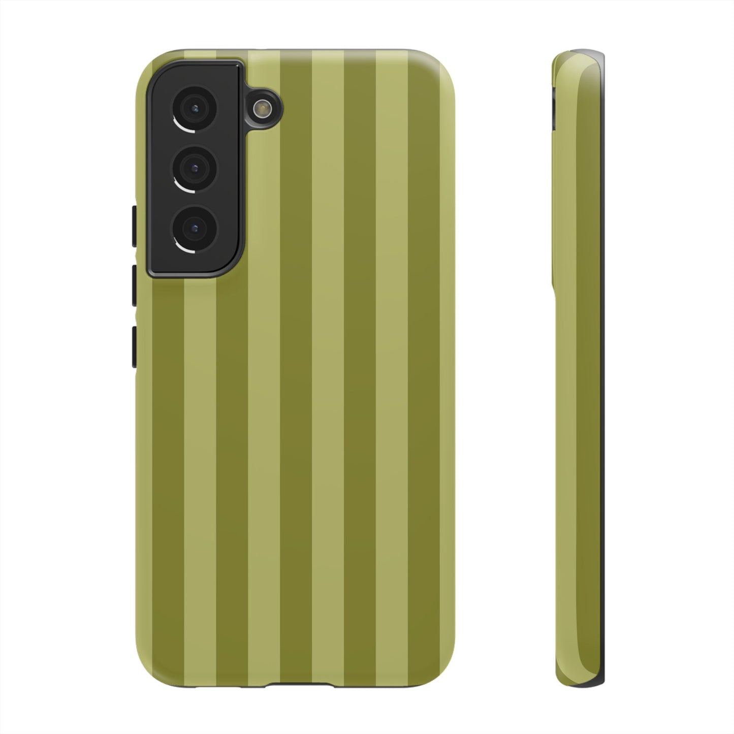 Olive Stripe Tough Phone Case