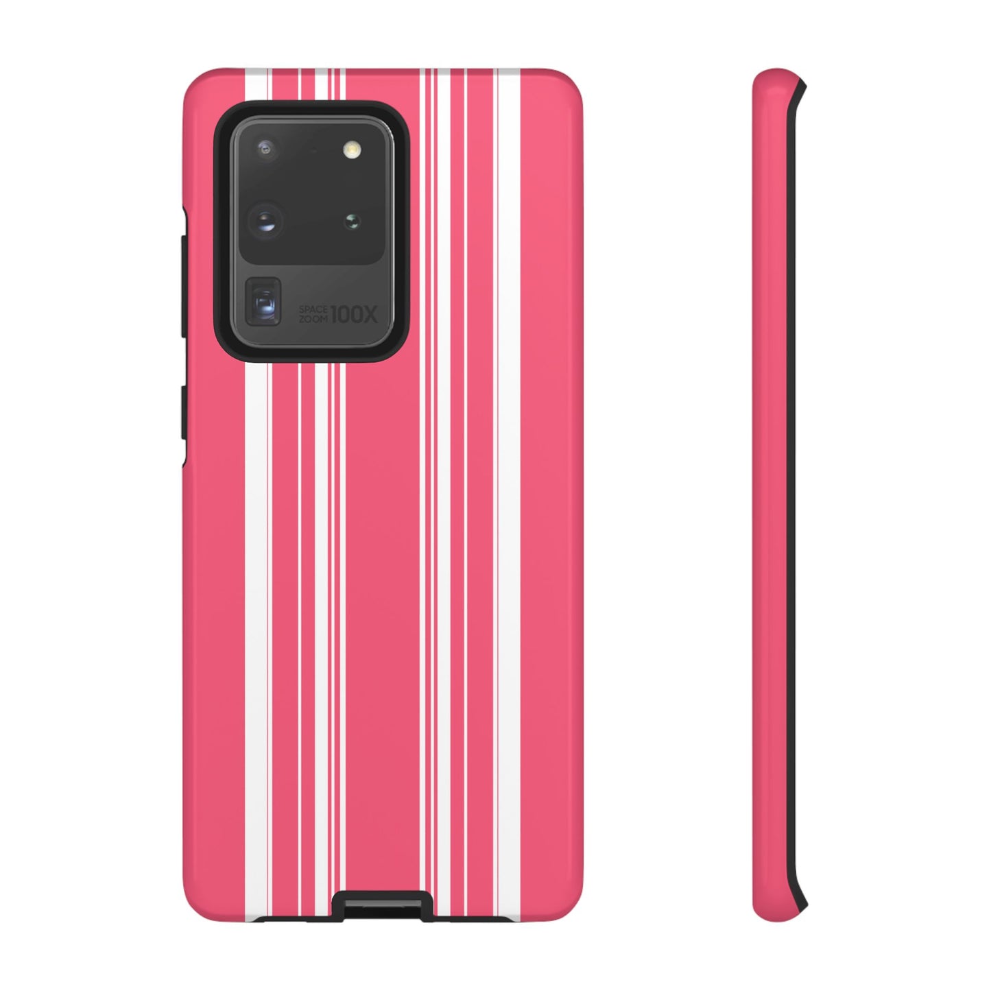 Pink Prep Stripe Tough Phone Case