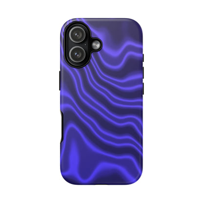 Neon Purple Flow Tough Phone Case
