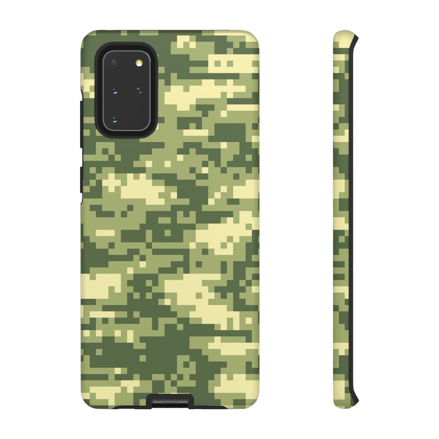 Olive Pixel Camo Tough Phone Case