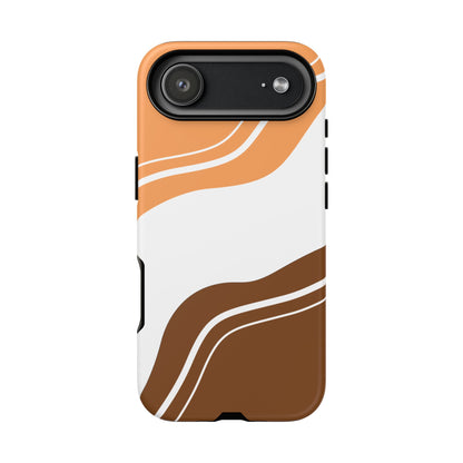Caramel Cream Wave Tough Phone Case
