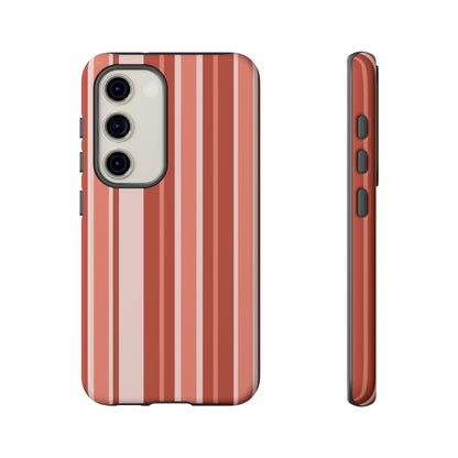 Terracotta Stripe Tough Phone Case