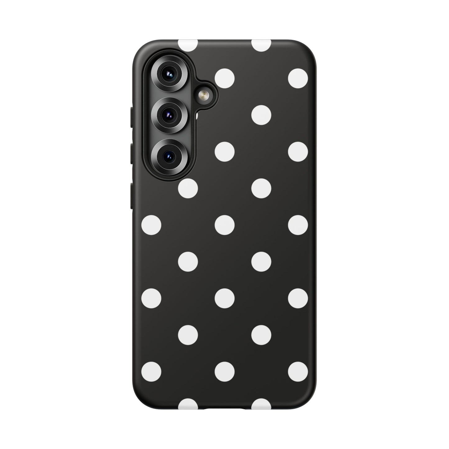 Black Polka Dot Tough Phone Case