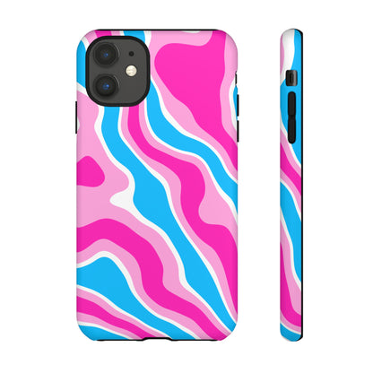 Candy Aqua Wave Tough Phone Case