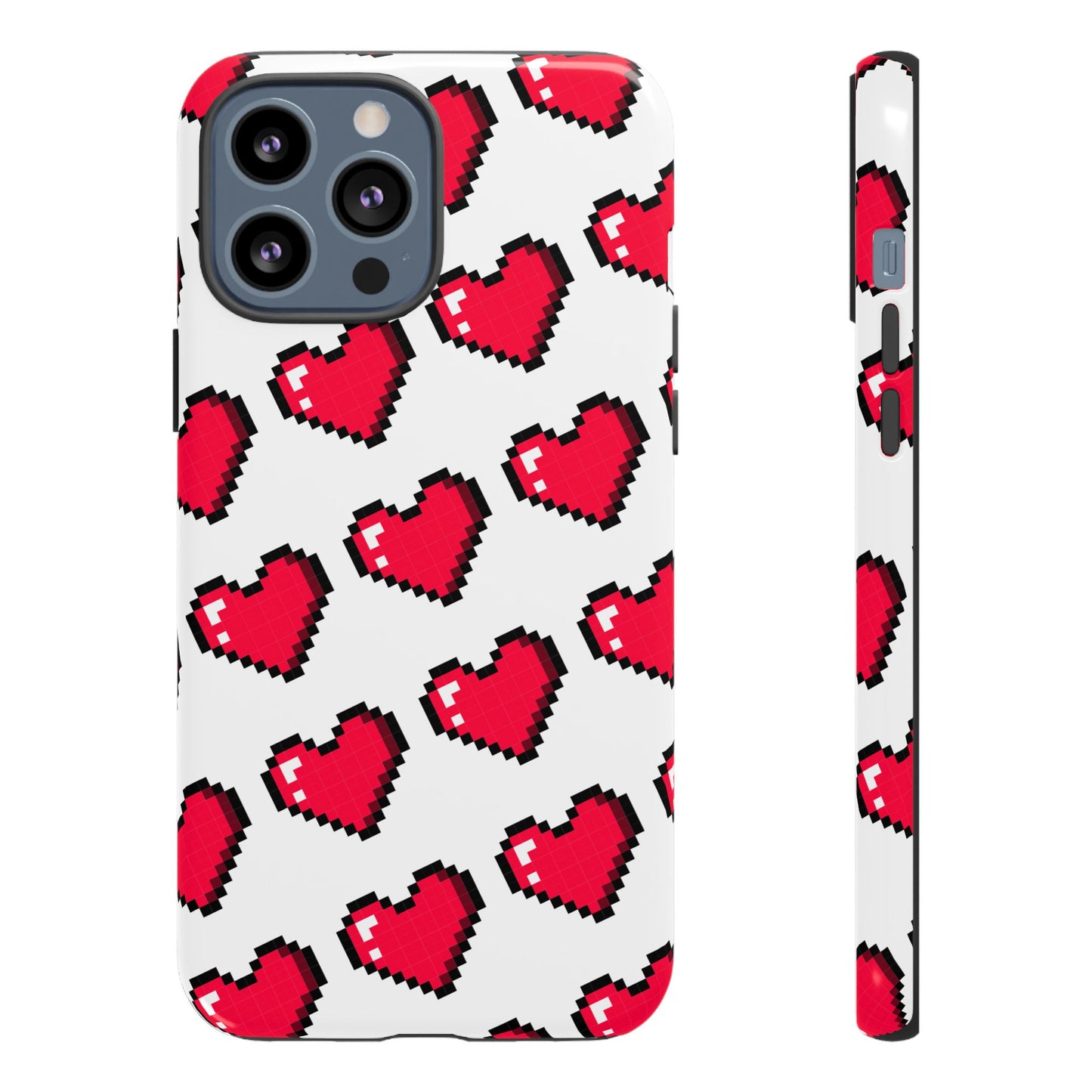 Pixel Heart Tough Phone Case