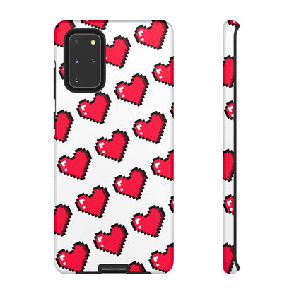 Pixel Heart Tough Phone Case