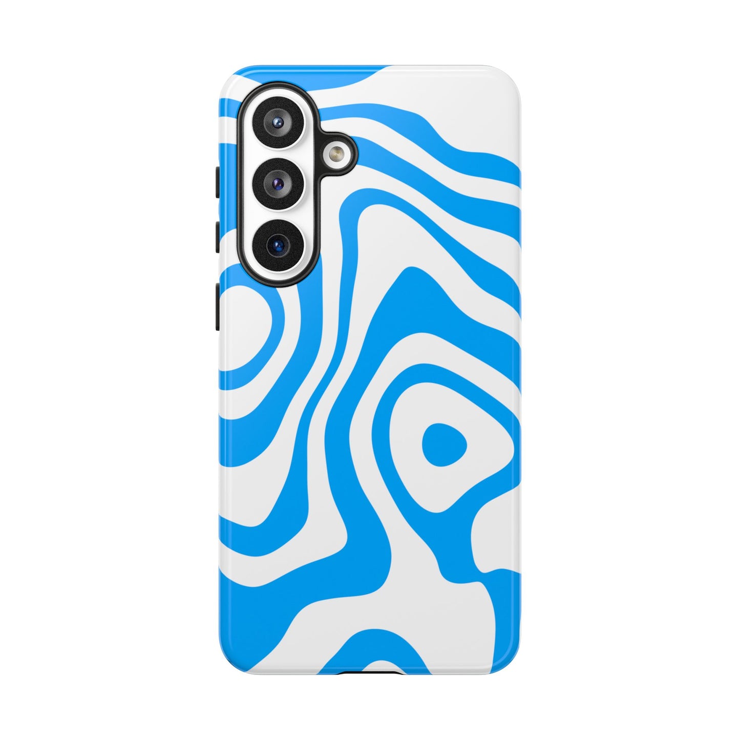 Blue Contour Tough Phone Case