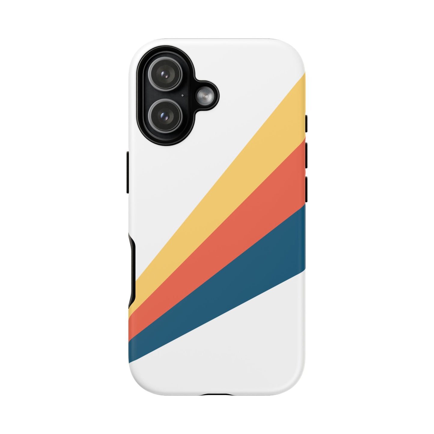 Diagonal Color Stripe Tough Phone Case
