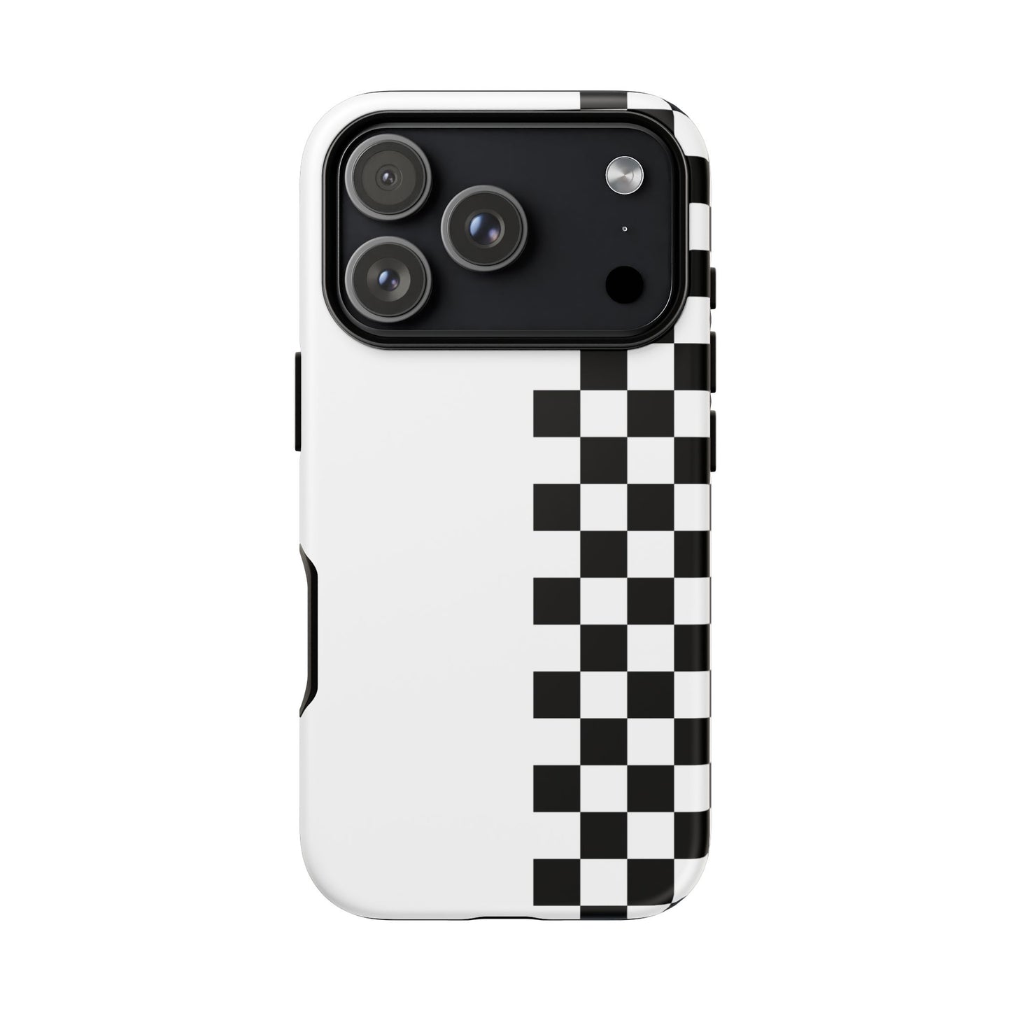 Checker Stripe Tough Phone Case