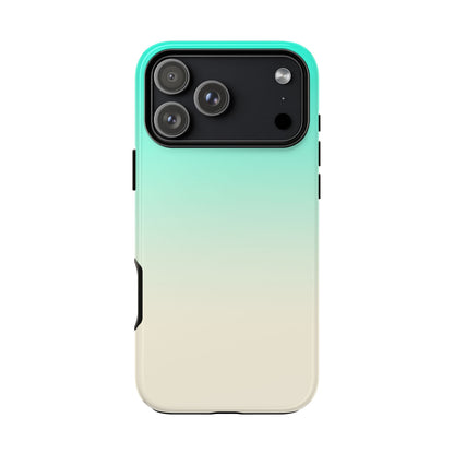 Aqua Cream Gradient Tough Phone Case