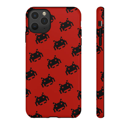 Red Pixel Alien Tough Phone Case