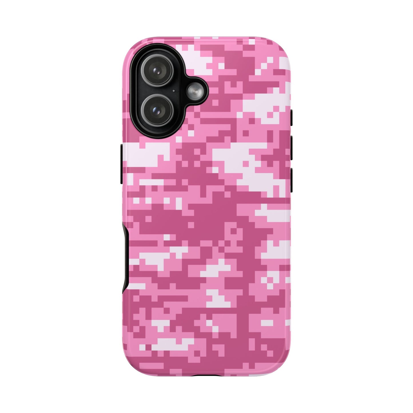 Pink pixel Camo Design Tough Phone Case
