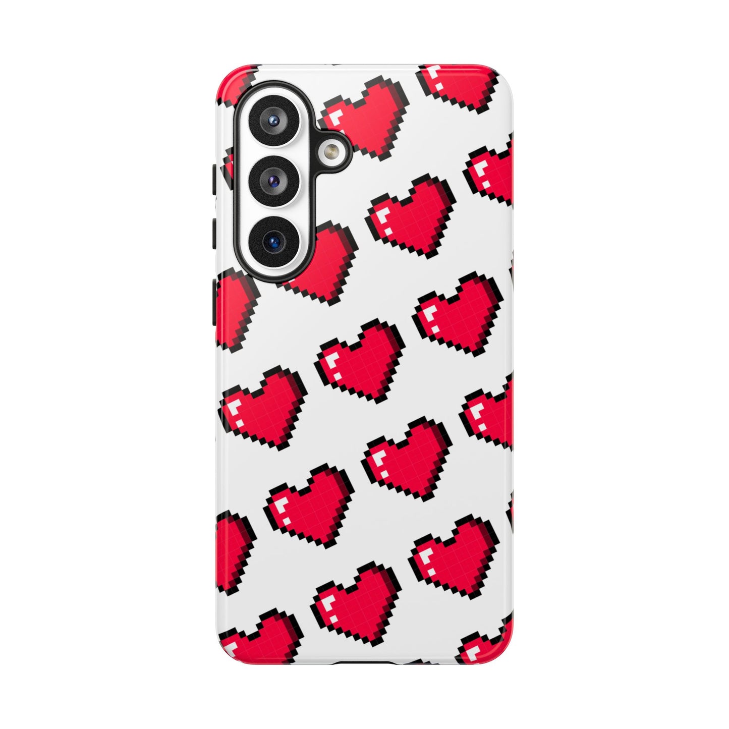 Pixel Heart Tough Phone Case