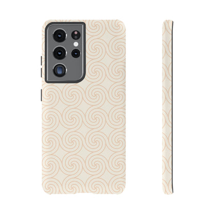 Soft Sand Spiral Tough Phone Case