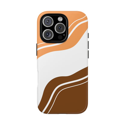 Caramel Cream Wave Tough Phone Case