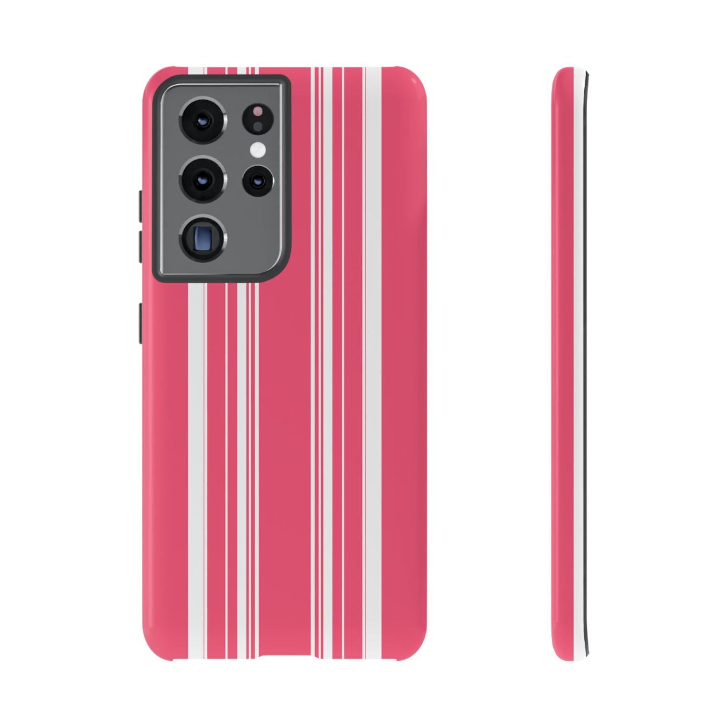 Pink Prep Stripe Tough Phone Case