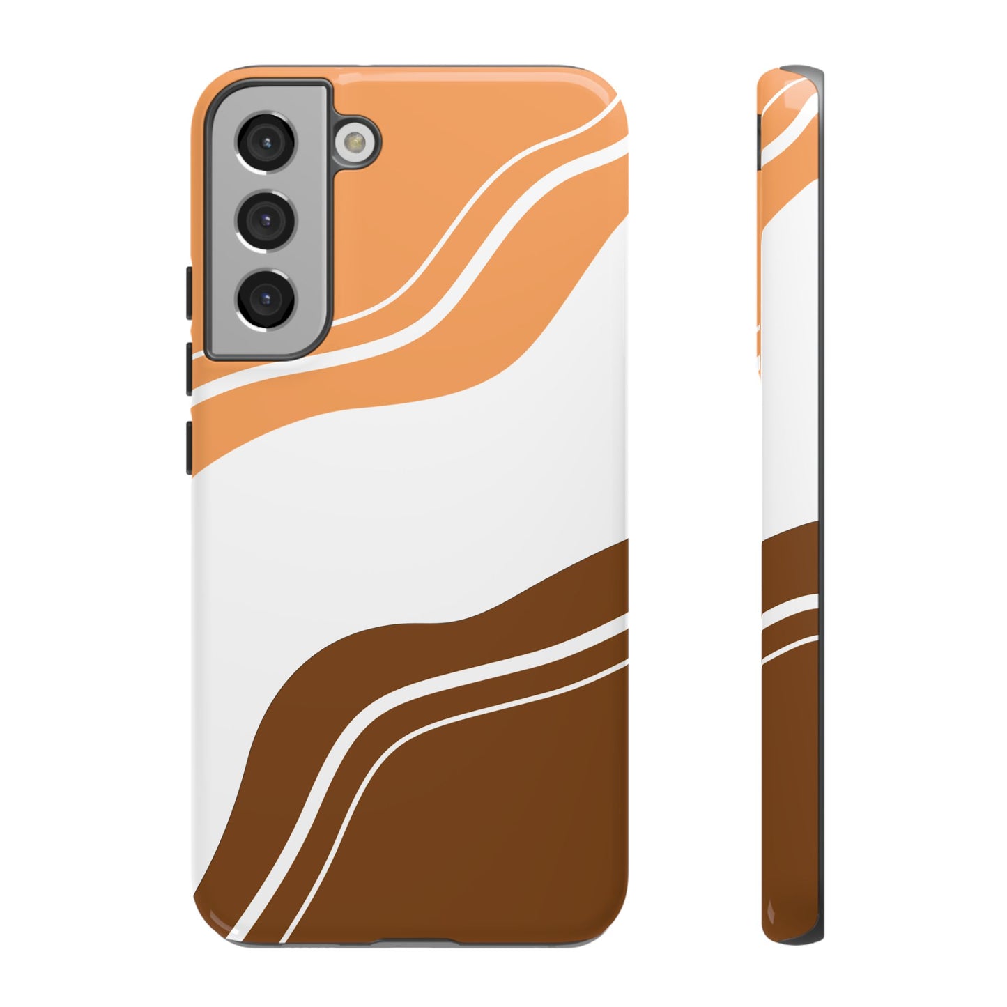 Caramel Cream Wave Tough Phone Case