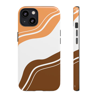 Caramel Cream Wave Tough Phone Case