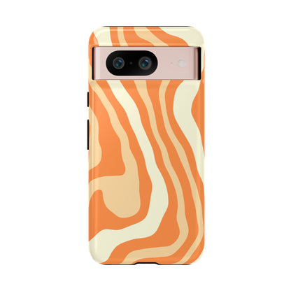 Peach Cream Swirl Tough Phone Case
