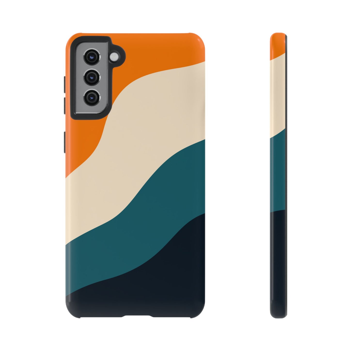Blue Tide Wave Tough Phone Case