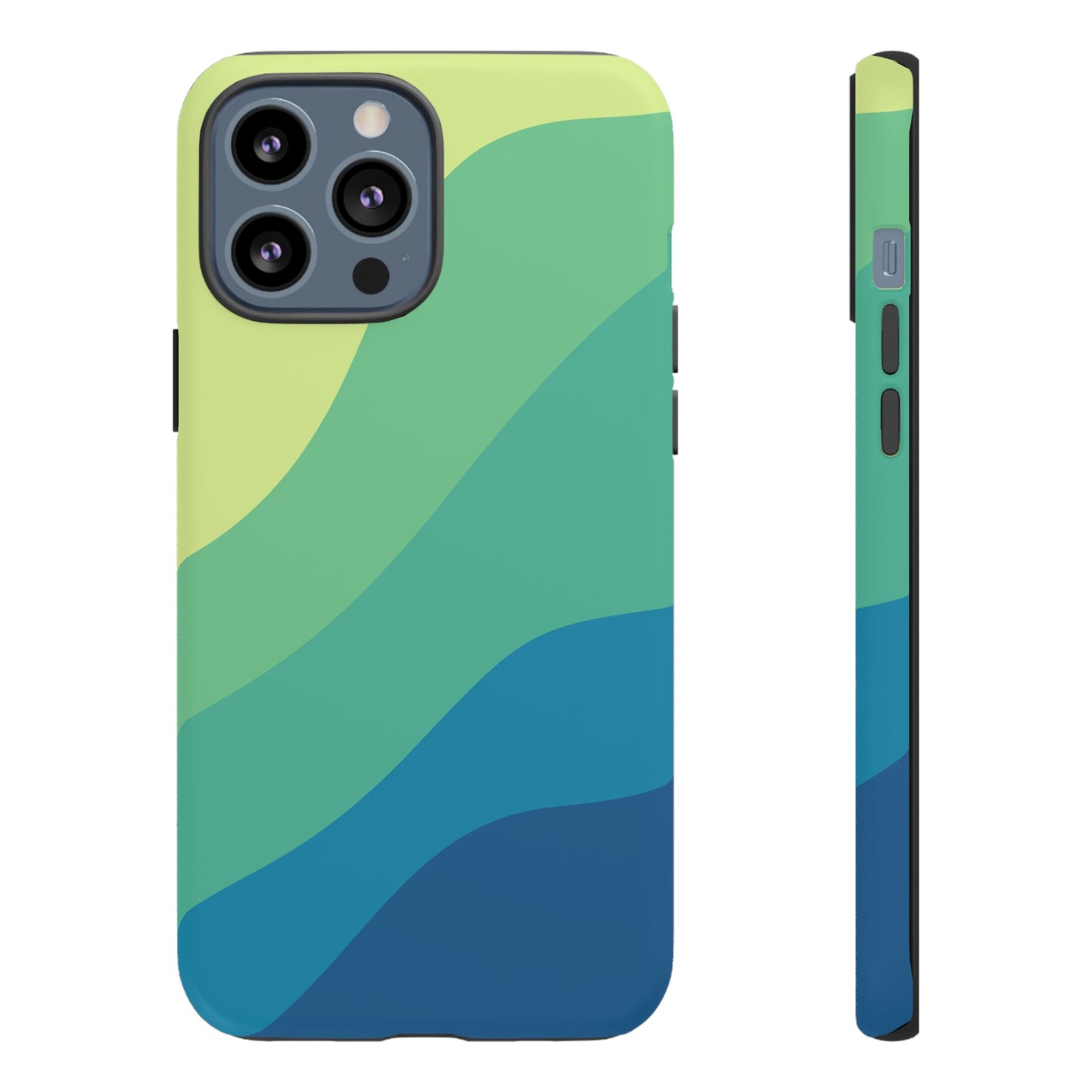 Coastal Green Wave Tough Phone Case